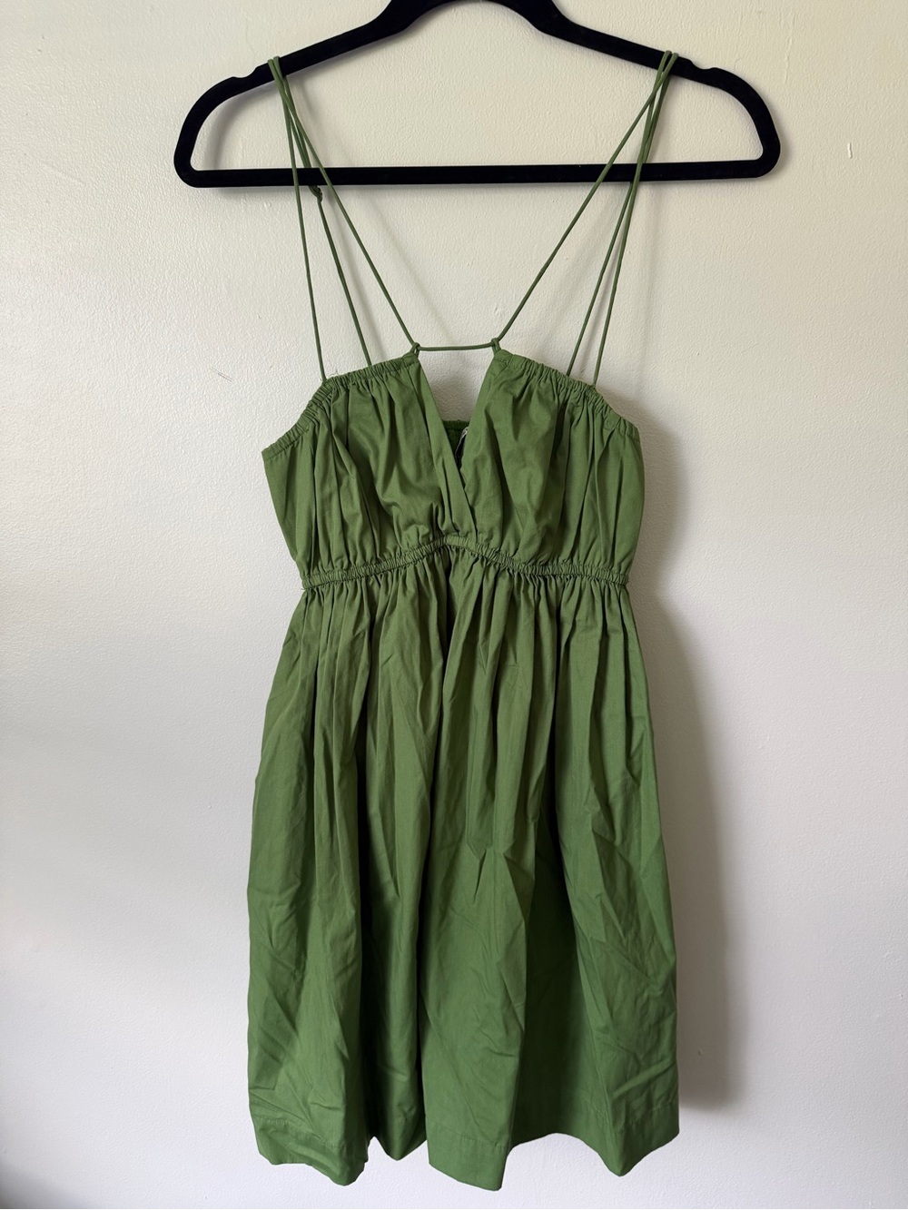 Abercrombie & Fitch Olive Green Midi Sundress